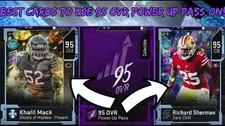 THE MOST OP PLAYERS TO USE THE 95 OVERALL POWER UP PASS ON! | MADDEN 20 ULTIAMTE TEAM