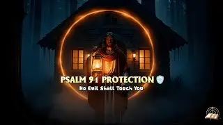 Psalm 91: Prayer for Protection & Safety While You Sleep (Rain & Fire Sounds) 🛡️