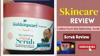 Golden Pearl Whitening Facial Scrub For instant Glow || Honest Review ||