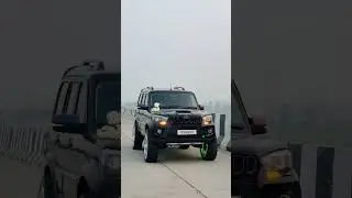 Mahindra Scorpio modify viral shorts s11 26 inch alloy wheels #mahindrascorpio #scorpiolover