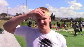 Ezra Miller Nike Regional Offensive Lineman MVP Award Interview