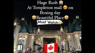 Vlog 1|| McArthurGlen Designer Outlet || Boxing Day Sale || Templeton || Vancouver || Canada