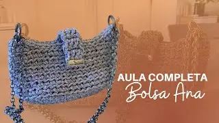 Bolsa Ana em croch&ecirc; com fio de poli&eacute;ster | Por Lorenna Bay