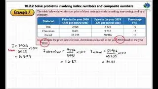AddMath F4 | Chapter 10 Index Numbers | (Example 7) Problems involving index and composite numbers