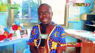 The shocking story of Nicholas Dogbe a school drop out who has succeeded in life through Farming.