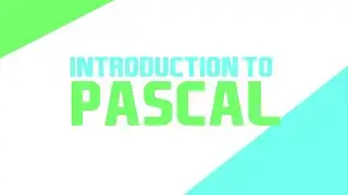 Pascal basics for Beginners (quality test video)