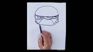 Draw fast food items easy drawing/#inshort #burger #pizza #easy #drawing #fastfood #items/Haa-Meem