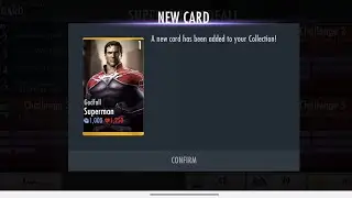 Godfall superman challenge completed in injustice gods among us mobile gameplay 