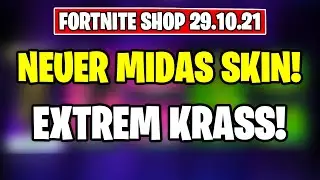 Fortnite Shop 29.10 | NEUER KRASSER SCHATTEN MIDAS IST DA! | Shop von Heute 29.10.2021 | FRAPZZ