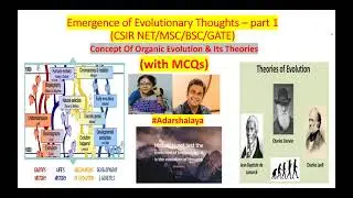 Kya Hain Evolution Ke Thoughts|Impact Of Evolutionary Thoughts|Part 1 #evolution #csirnet  #JRF#phd