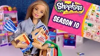 За продуктами в магазин с Барби / ШОПКИНС 10 СЕЗОН Shopkins small mart