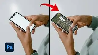 Как добавить любую фотографию на экран iPhone &mdash; Учебник по Photoshop &mdash; Учебник по созданию макето...