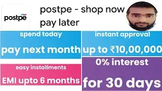 Postpe shop now pay later app | MD TALKIES | MD IRFAN.