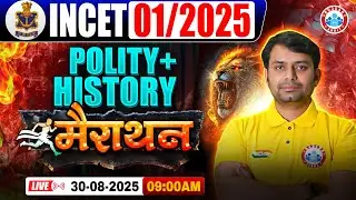 INCET 01 2025 Marathon Class | Indian Navy Civilian Polity Marathon Class | Navy History PYQ