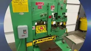 Uni-Hydro Model T40-14 Ironworker, 1 Phase 220 Volt