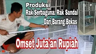 Tutorial❗❗Membuat Rak Serbaguna & Rak sandal Dari Barang Bekas