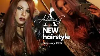 💎 #OOTD &bull; My Fashion Diary | Chocolate #Hairstyle | February 20, 2019 #tbt Aleksandra Alexx Grujic