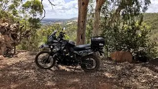ADV riding around the Moondyne and Julimar forests near Perth Western Australia