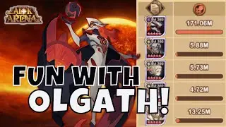 OLGATH CRANKING OUT DAMAGE! [FURRY HIPPO AFK ARENA]