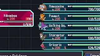 My first time going through levels 191 to 200 in PokeRogue