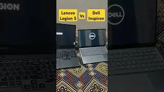 Lenovo Legion 5 vs Dell Inspiron boot time comparision #laptops