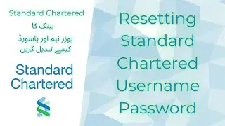 Resetting Standard Chartered Username Password