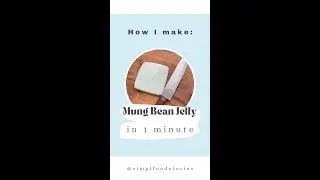 How I Make Mungbean Jelly #Shorts