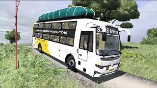 Prakash Vega AC Sleeper Bus | Vega Bus Mod for Ets2 | Super Overtaking | Vega Sleeper Bus