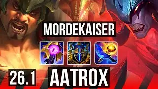 MORDEKAISER vs AATROX (TOP) | 47K damage | KR Master | 26.1