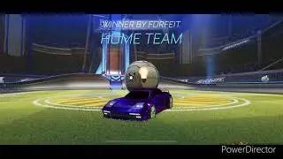 Making people rage quit in Rocket League.