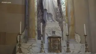 Man arrested for allegedly damaging Virgin Mary statue; Waterbury church plans restoration