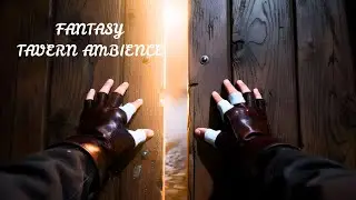 Safe from the Mist 🌧️ Blue Water Inn Ambience (Dark Fantasy Tavern)