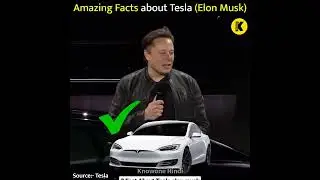 3 Amazing Fact about Tesla  Alon musk :facts #shorts