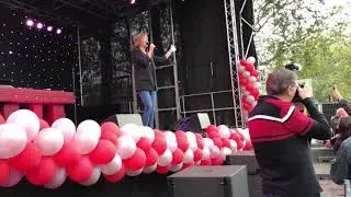 Jordaanfestival in Amsterdam op 7 september 2019 bij de Appeltjesmarkt met optreden van Sandra Swart