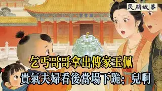 乞丐哥哥拿出傳家玉佩，貴氣夫婦看後當場下跪：兒啊！#民间故事 #故事頻道 #听书 #民間故事 #有聲書 #說書 #睡前故事 #情感