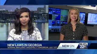 New laws in Georgia effective July 1