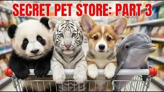 ВИРУСНЫЙ секретный зоомагазин: ЧАСТЬ 3 🛒😱 (Панда, дельфин, тигр) Подборка