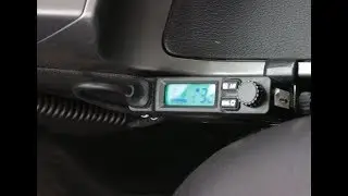 Вариант установки Си Би рации MegaJet MJ-50 на Ford Kuga 2