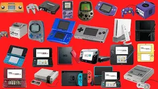 All Nintendo Consoles with startups