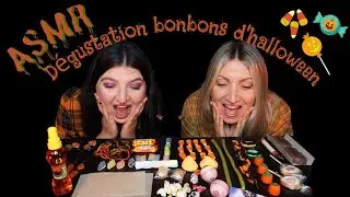 ASMR | Dégustation bonbons d’Halloween 🍬🎃 *bruits de bouche*
