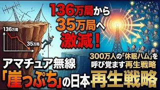 136万局から35万局へ激減！アマチュア無線「崖っぷち」の日本で300万人の「休眠ハム」を呼び覚ます再生戦略