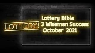 Pick 3 | Pick 4 Lottery Bible | Pick 3 | 3 Wise Men Success book | October