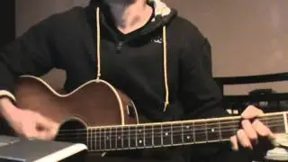 Disintegration - The Cure - Acoustic Guitar Cover by Luca Perrone with lyrics