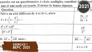 BEPC 2021 mauritanie: correction d’exo 1