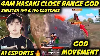 4AM Hasaki Close Range God | A1 Esports Sinister 1v6 Clutch In Pmgc Scrims 2020 #PmgcAnalysis