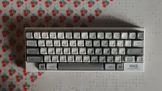 Typing: HHKB Pro1 & Juki Hipro keycaps