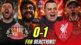Liverpool DELIGHTED Fans React to Sunderland 0-1 Liverpool | Premier League Fan Reactions
