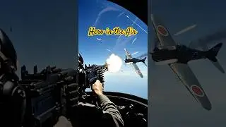 &ldquo;Aerial Combat&rdquo; B-24 Gunner VS Zero Fighter #shorts#amazedmode#wwii#pacificwar#aerialcombat
