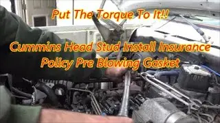 Dodge Cummins First Gen  A1 Head Studs and 7x.011 Injector Install Big Trailer Towing Power 400hp?