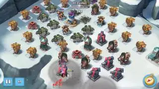 High level ice iron resource base raid with warriors